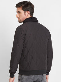 Being Human Spread Collar Quilted Jacket