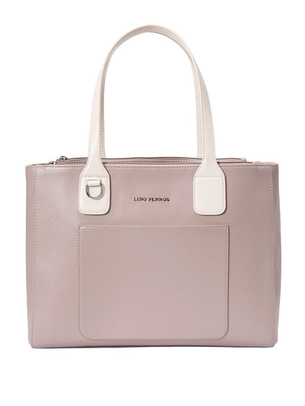 Lino Perros Structured Shoulder Bag With Padded Laptop Sleeve