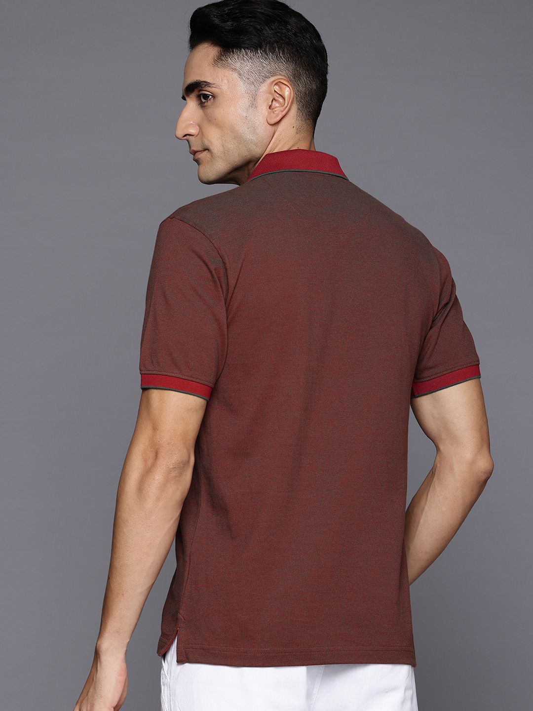 Raymond Modern Fit Pure Cotton Polo Collar T-shirt