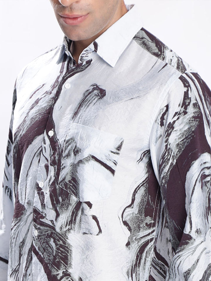 Bene Kleed Men Slim Fit Printed Casual Shirt