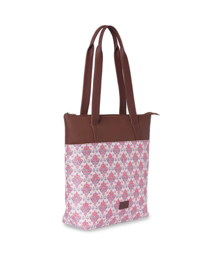 ZOUK Ethnic Motifs Printed Shopper Tote Bag