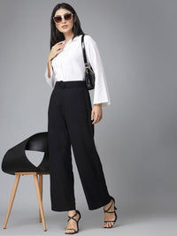 Style Quotient White Smart Spread Collar Formal Shirt