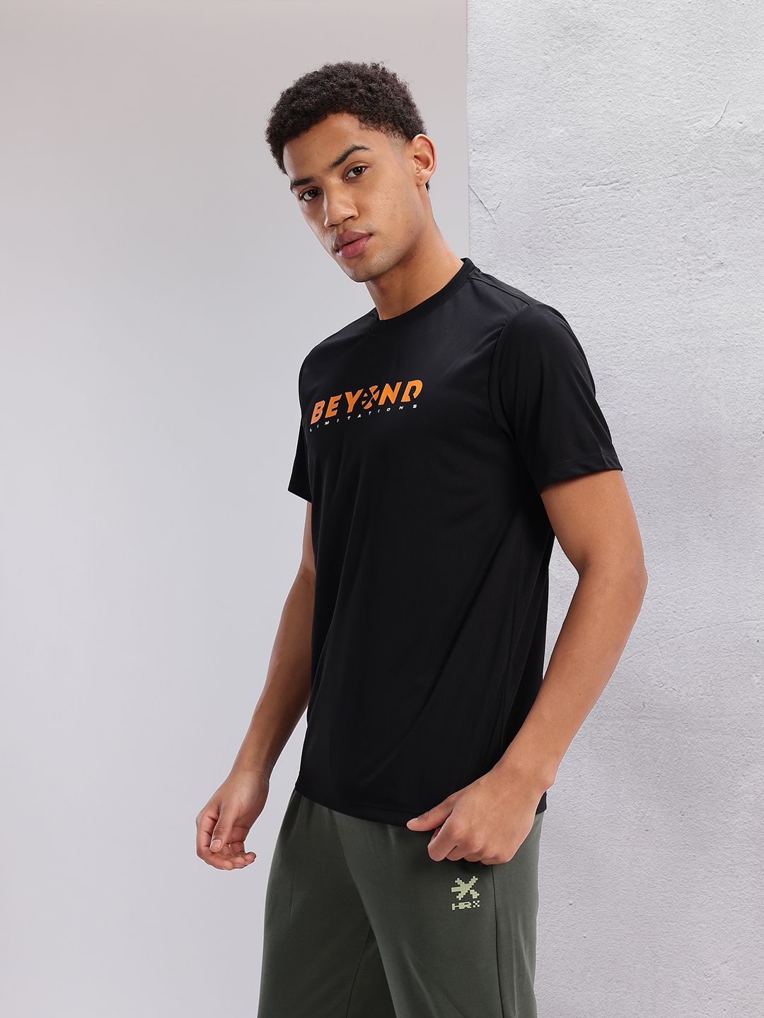 HRX by Hrithik Roshan Printed Rapid-Dry Training T-shirt
