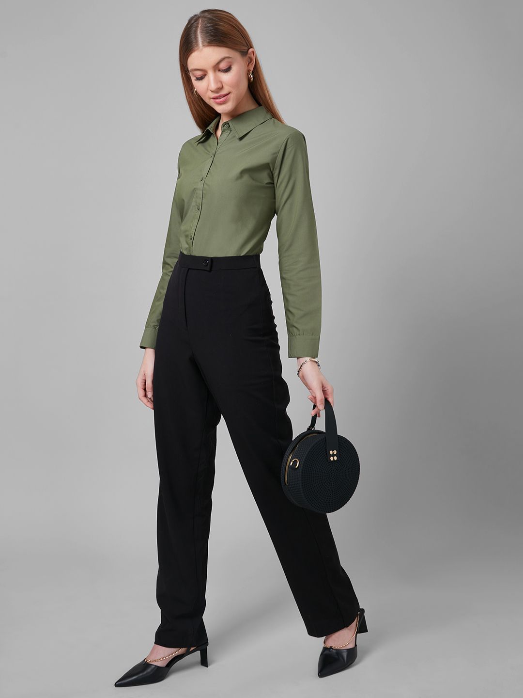 Style Quotient Women Solid Formal Shirt