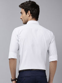 Park Avenue Slim Fit Striped Formal Shirt