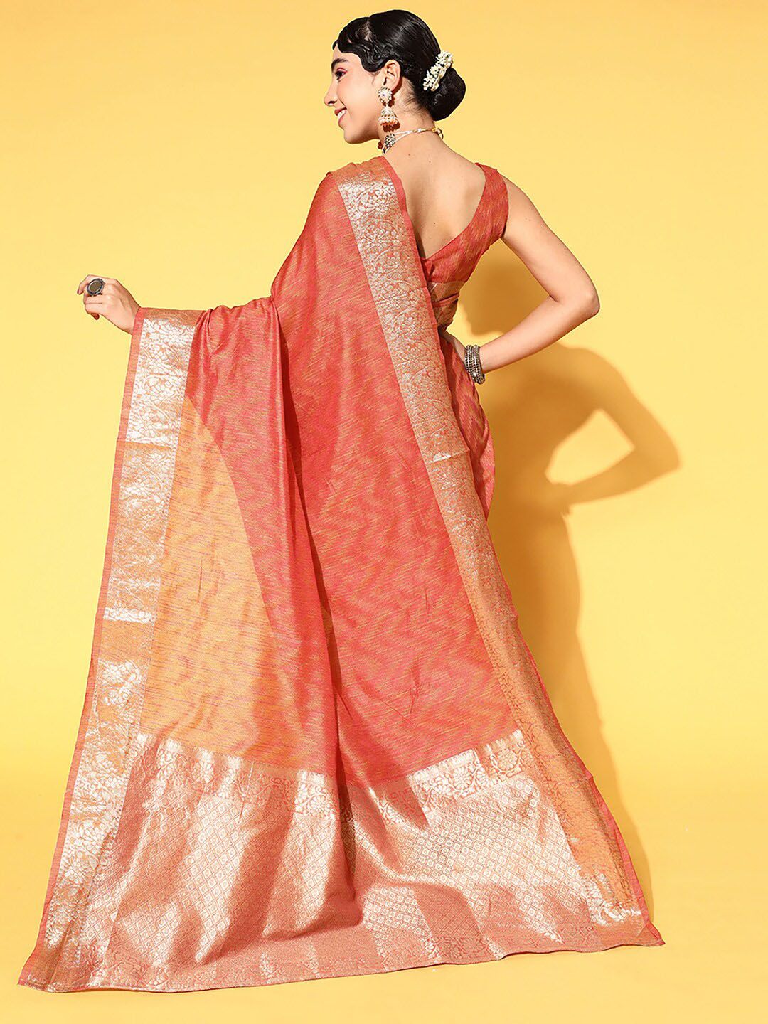 Saree mall Silk Blend Banarasi Sarees