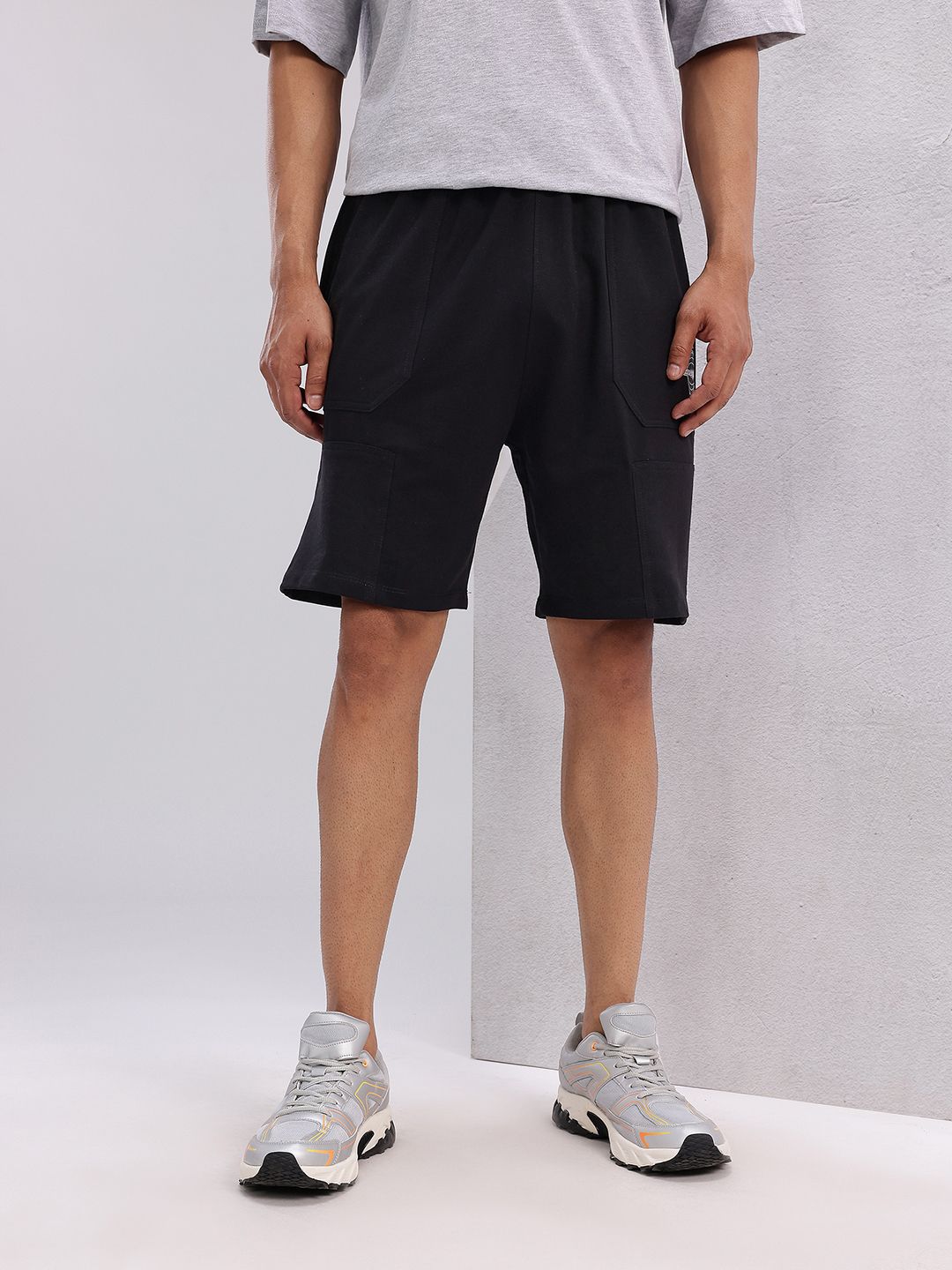 HRX by Hrithik Roshan Men Placement Print Mid-Rise Lifestyle Shorts