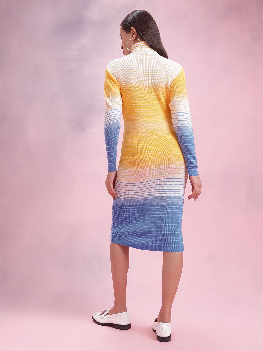 DressBerry Striped Jumper Midi Dress