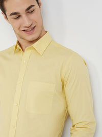 Raymond Solid Slim Fit Pure Cotton Formal Shirt