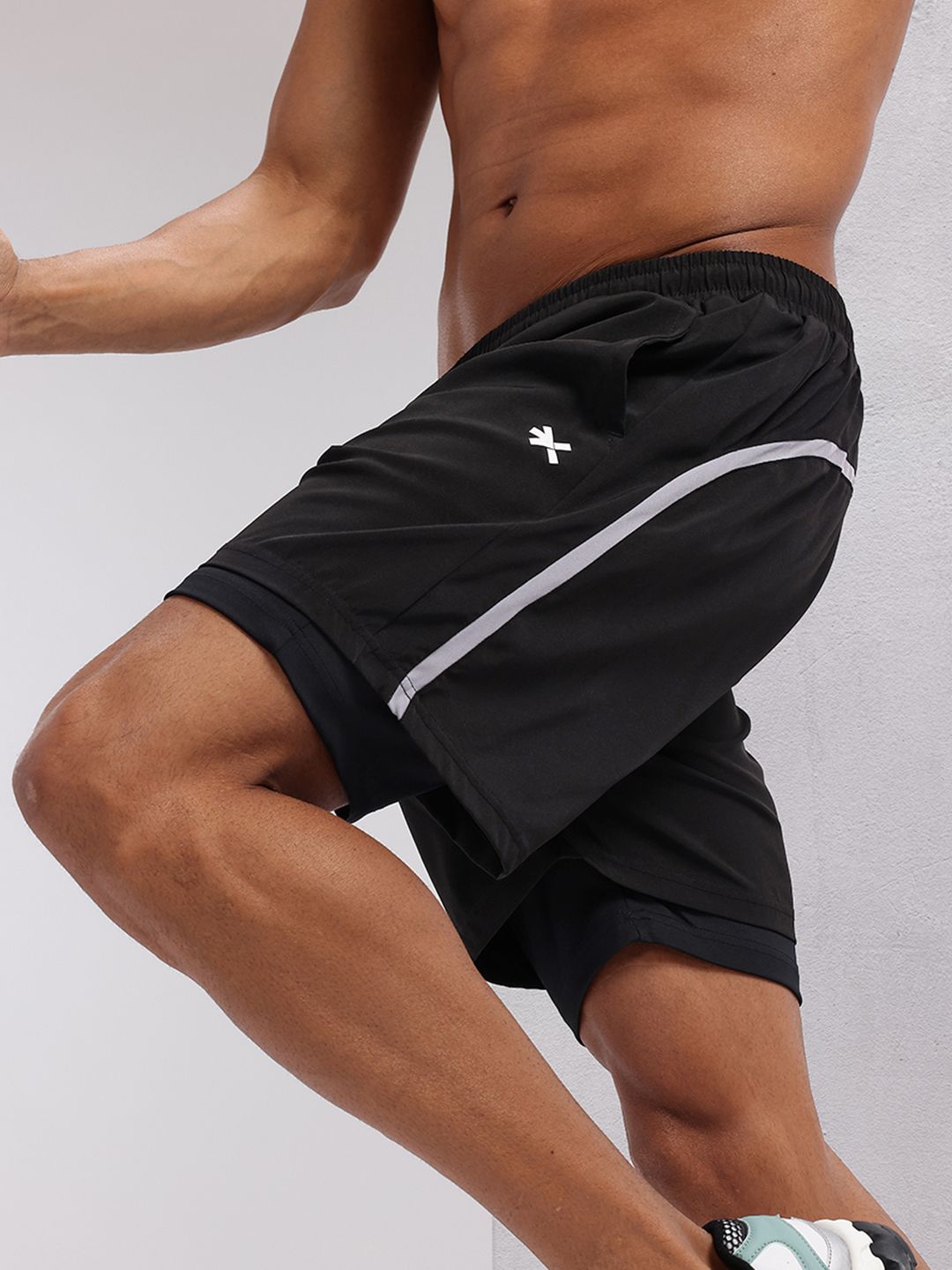 HRX by Hrithik Roshan Men Running Shorts with Attached Inner