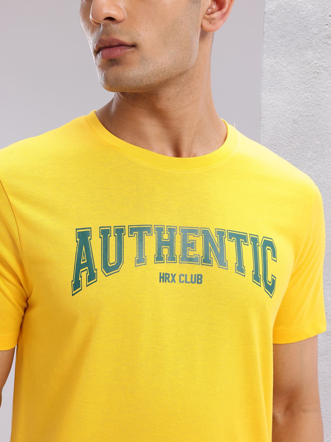 HRX by Hrithik Roshan Typography Print Round-Neck Lifestyle T-shirt