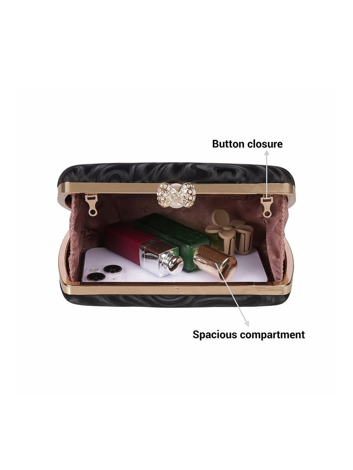 Mochi Printed Box Clutch