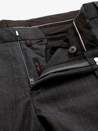 Raymond Men Checked Slim Fit Formal Trousers