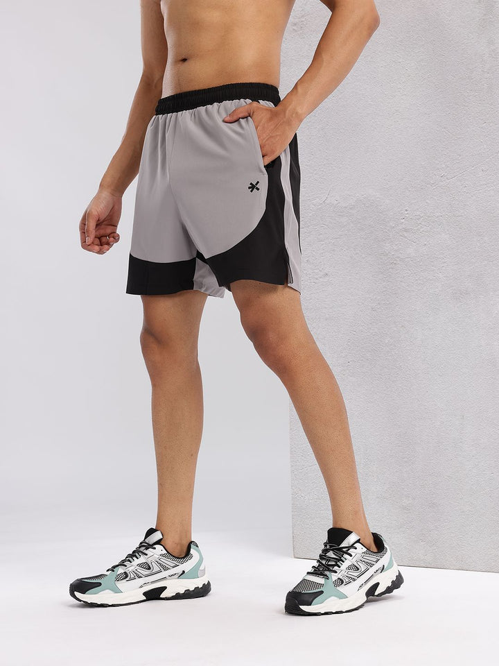 HRX by Hrithik Roshan Men Colourblocked Rapid-Dry Running Shorts