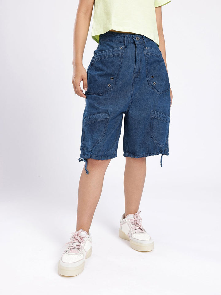 DressBerry Women Street Cool Cargo Style Shorts