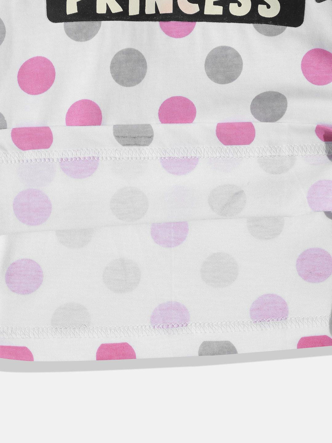 Moms Love Kids Girls Printed Pure Cotton Clothing Set