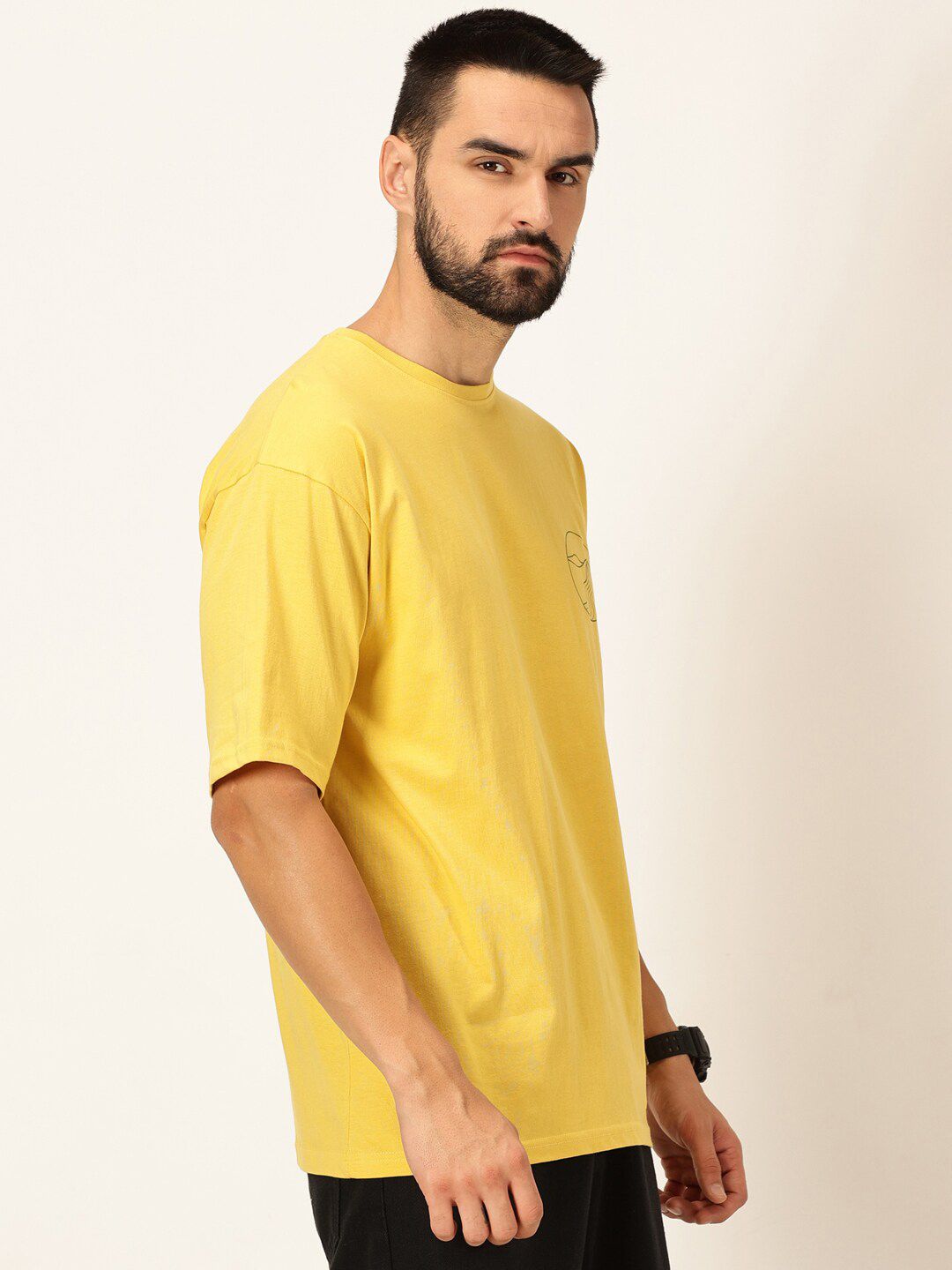 Thomas Scott Oversized Graphic Printed Bio Finish Cotton T-shirt