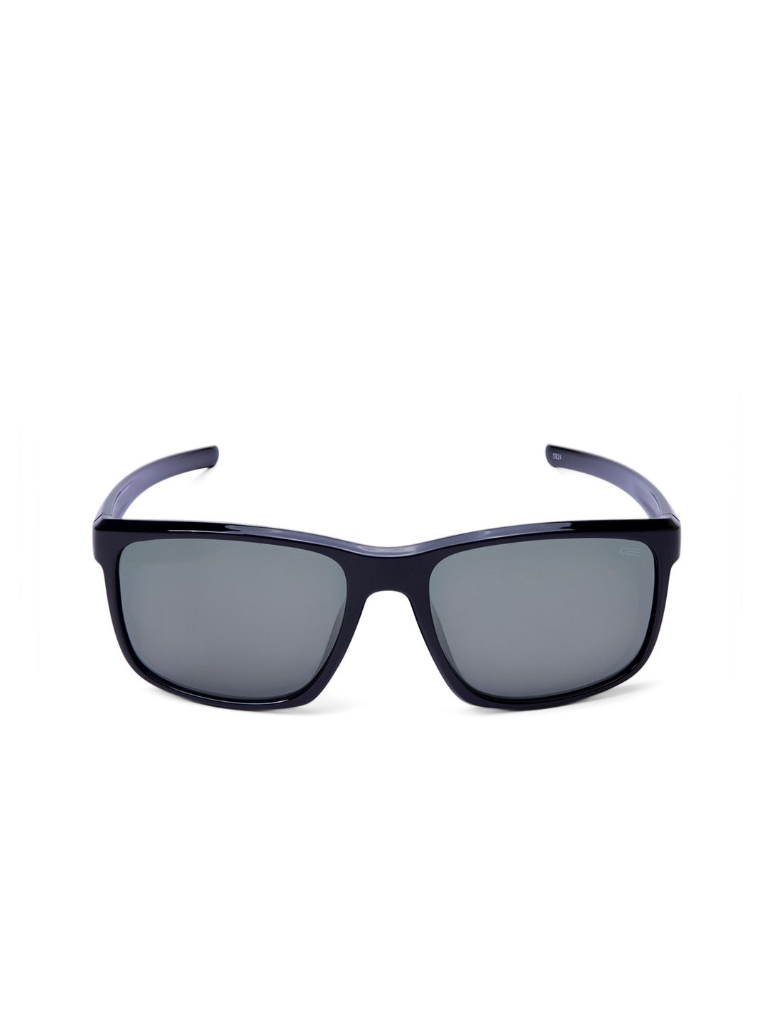 Idee Men Green Lens & Black Rectangle Sunglasses dengan Lensa Dilindungi UV