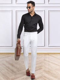 KLOTTHE Lelaki Solid Slim Fit Seluar Panjang Formal Biasa