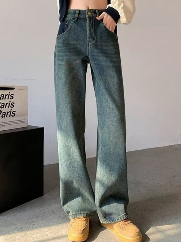 DressBerry Women Relaxed Fit High-Rise Light Fade Jeans