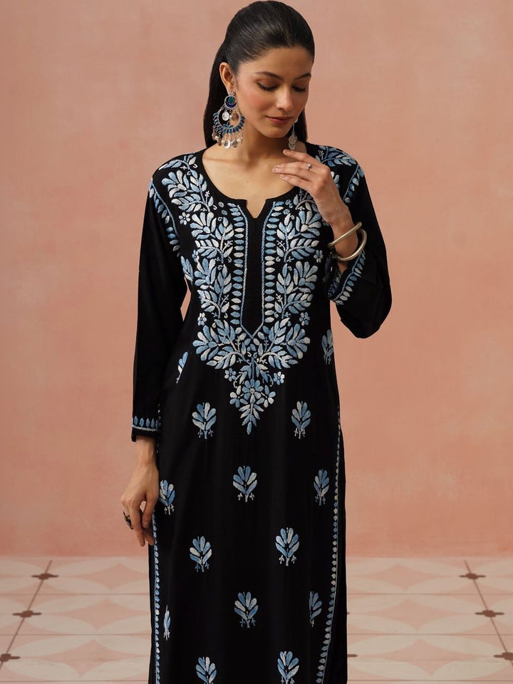 House of Chikankari Women Ethnic Motifs Embroidered Chikankari Kurta