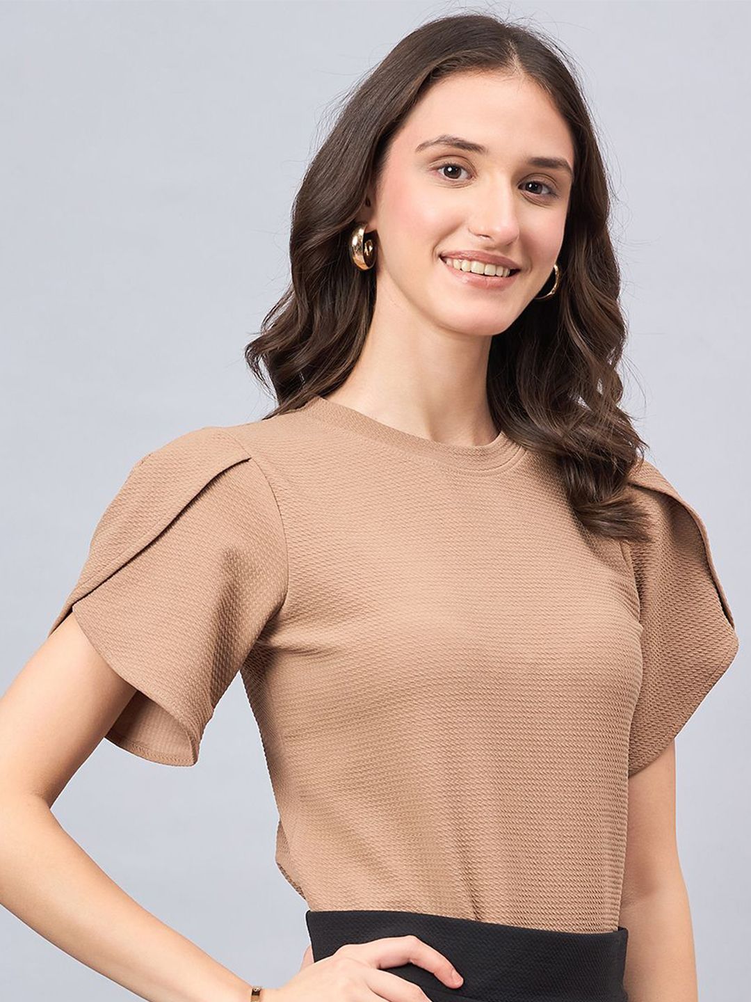 Style Quotient Women Slit Sleeves Regular Top