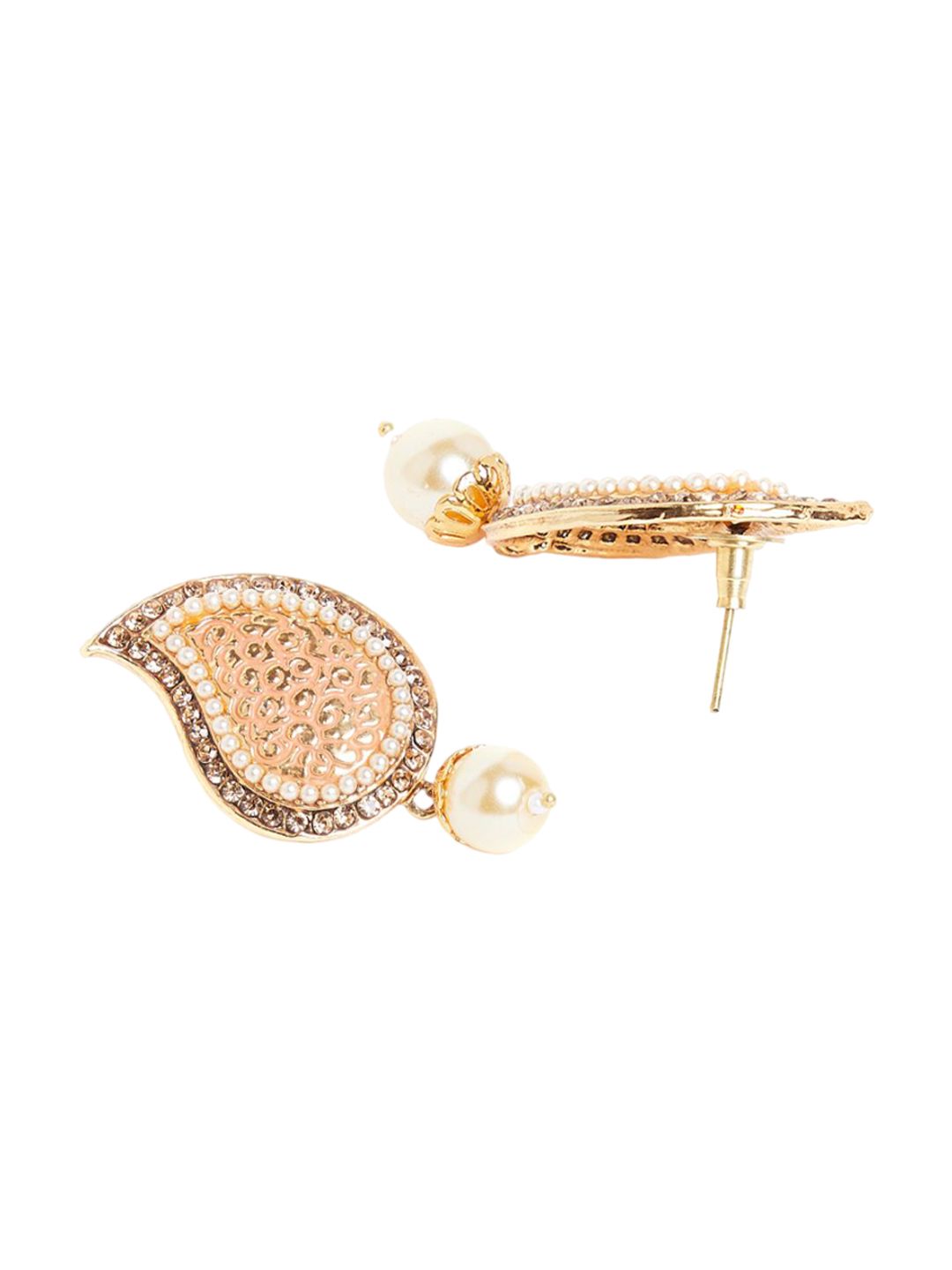 Anting-anting Jatuh Berbentuk Paisley Salut Emas Anouk