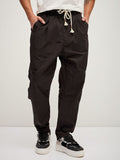 THE BEAR HOUSE Men Solid Loose Fit Mid Rise Trouser