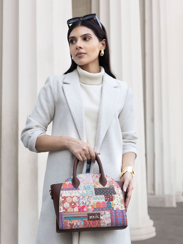 ZOUK Women Ethnic Motifs Printed Swagger Handheld Bag