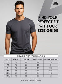 ADRO Men Typography Printed T-shirt