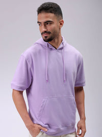 The Indian Garage Co Men Hooded Short Sleeves Sweatshirt