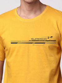 ADRO Men Graphic Printed Round Neck Cotton T-shirt