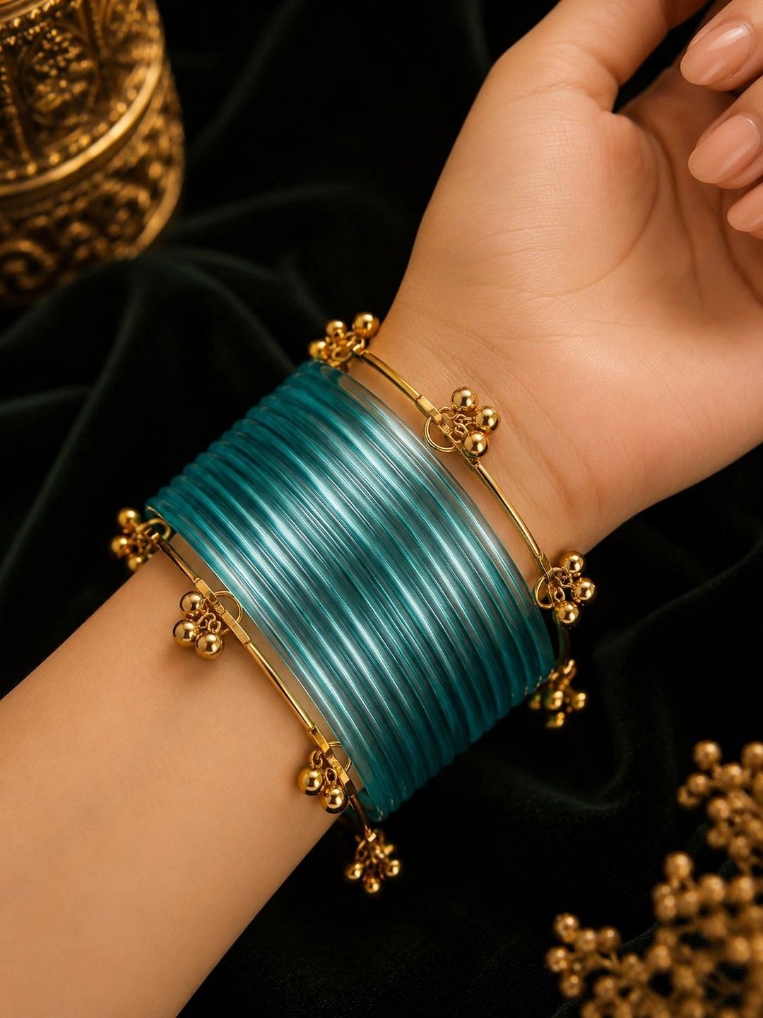 PANASH Gold-Plated Bangle