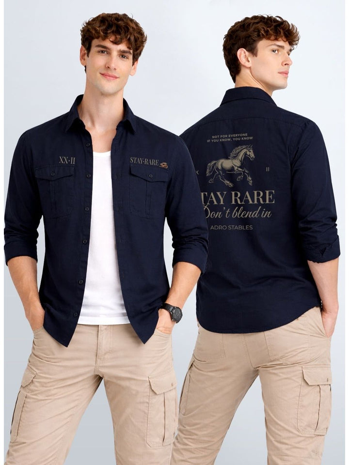 Baju Kasual Bercetak Standard ADRO Lelaki
