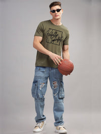 ADRO Men Printed T-shirt