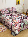 KLOTTHE Floral 400 TC King 7D Cadar dengan 2 Sarung Bantal