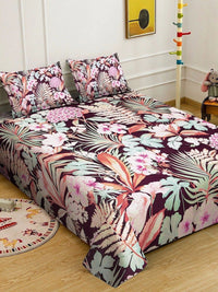 KLOTTHE Floral 400 TC King 7D Cadar dengan 2 Sarung Bantal