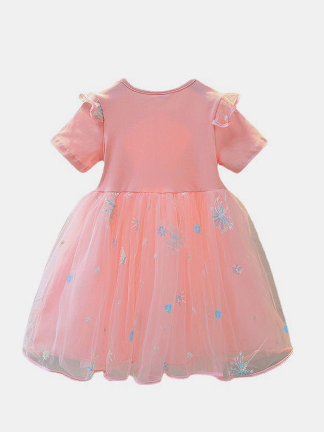 YK Embellished Fit & Flare Dress