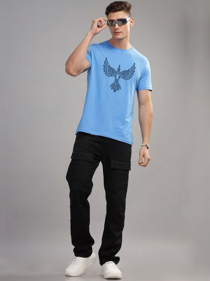 ADRO Men Typography Printed T-shirt