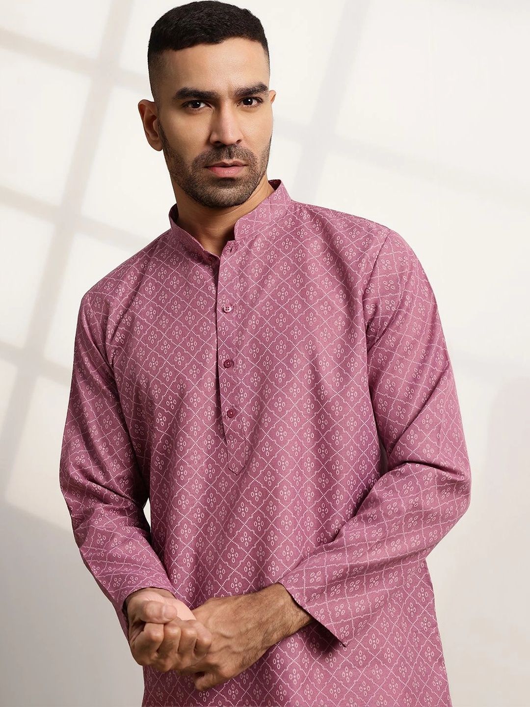Anouk Men Printed Regular Kurta with Pyjamas