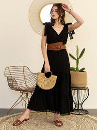 Berrylush Jacquard Maxi Dress