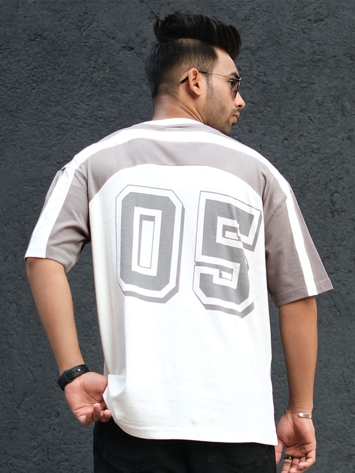 Powerlook Men Typography Printed Round Neck Cotton Oversized T-Shirt