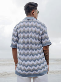 Powerlook Men Semi Sheer Printed Casual Shirt