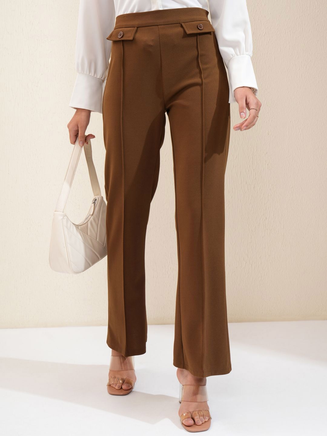 Tokyo Talkies Women Flared Trousers