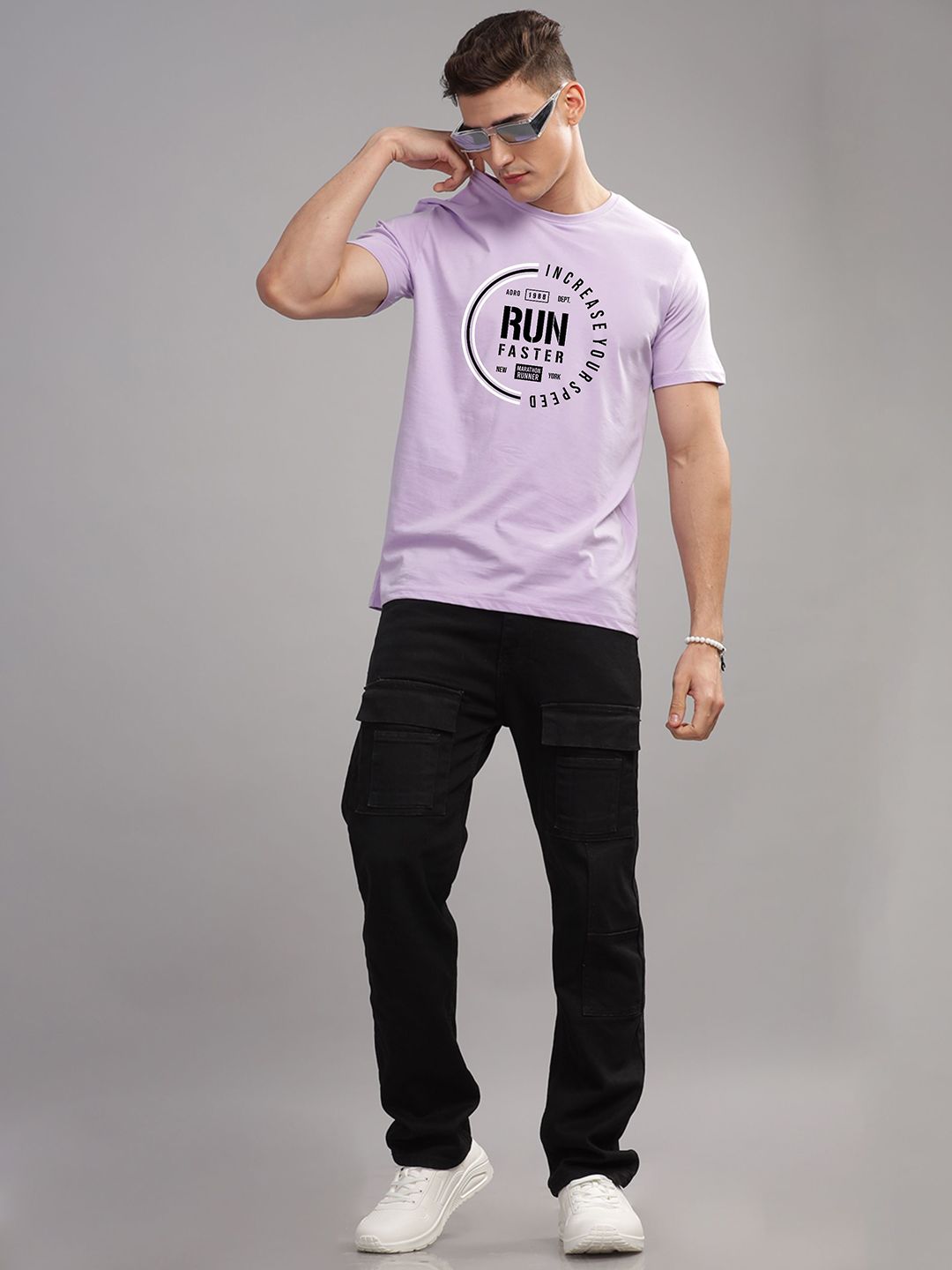 ADRO Men Printed T-shirt