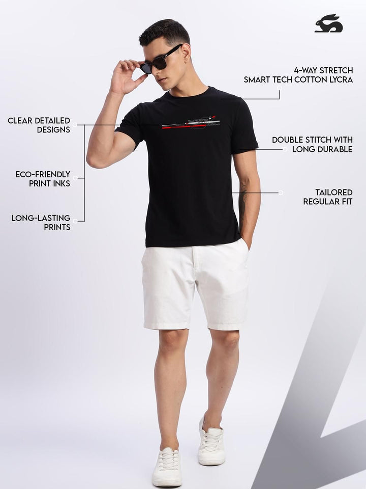 Tshirts Hitam Lelaki ADRO