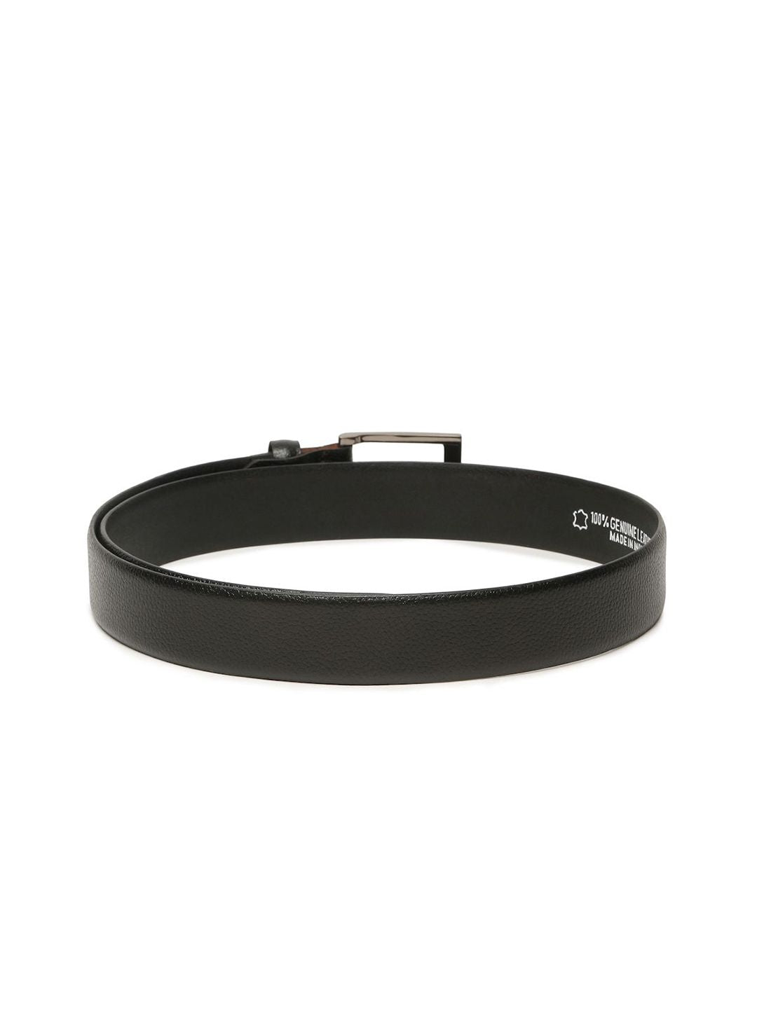 Teakwood Leathers Men Textured Leather Belt