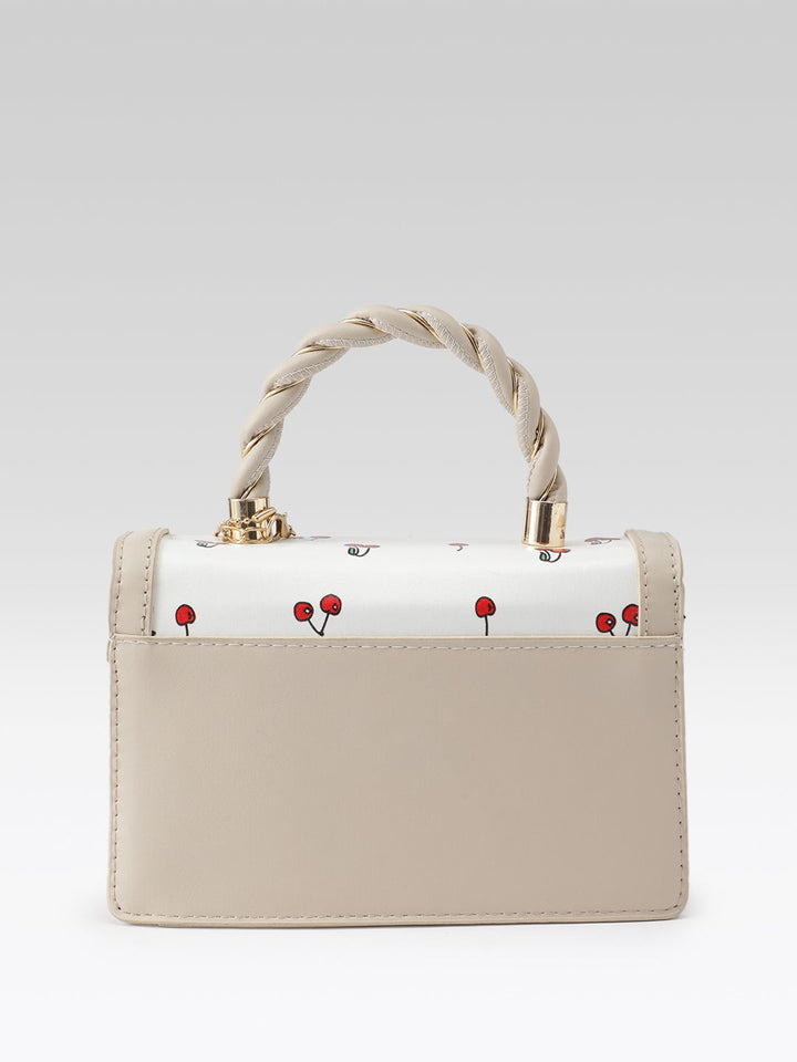 DressBerry Graphic Printed Structured Satchel Bag