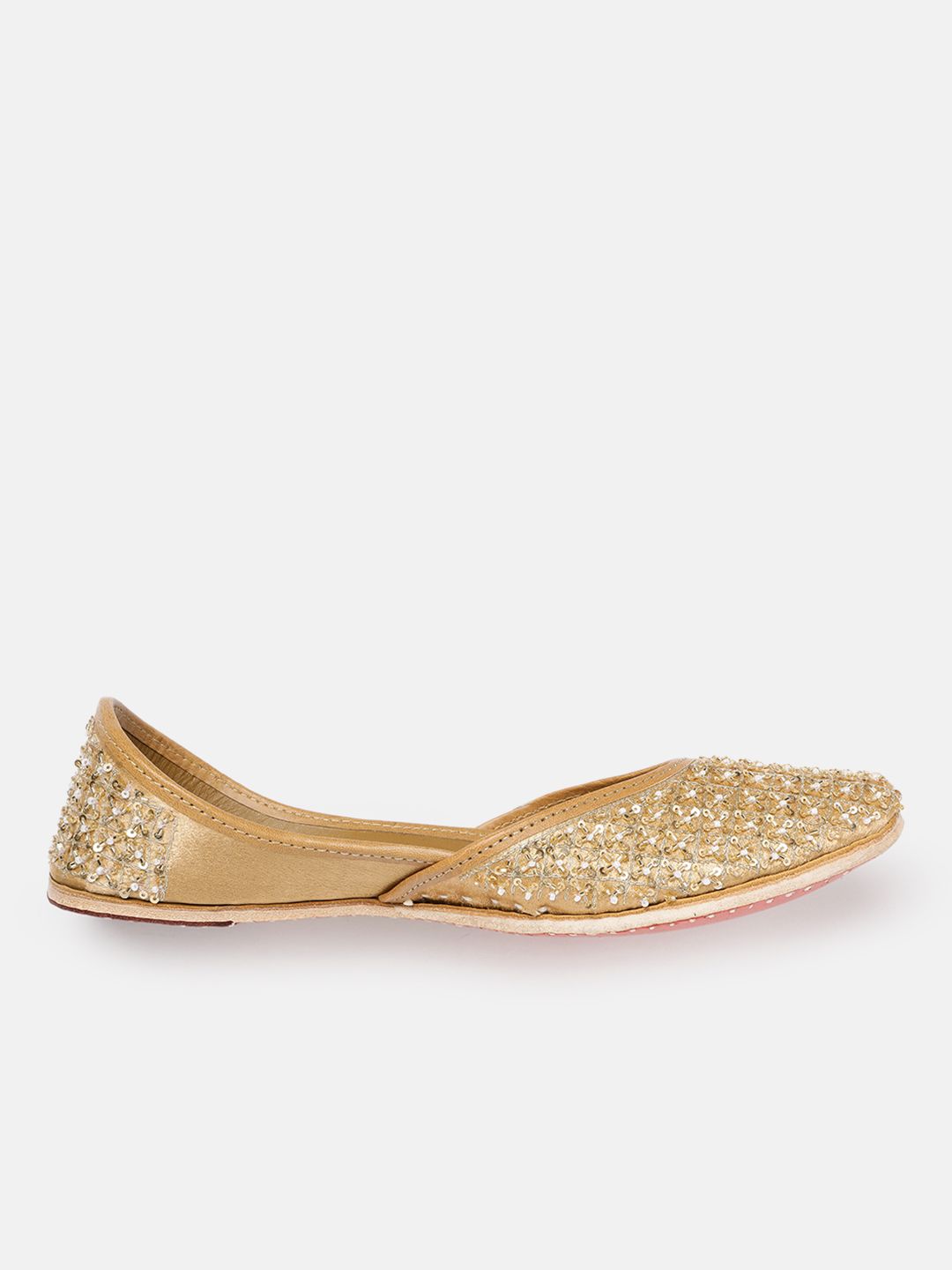 House of Pataudi Women Embellished Ethnic Mojaris
