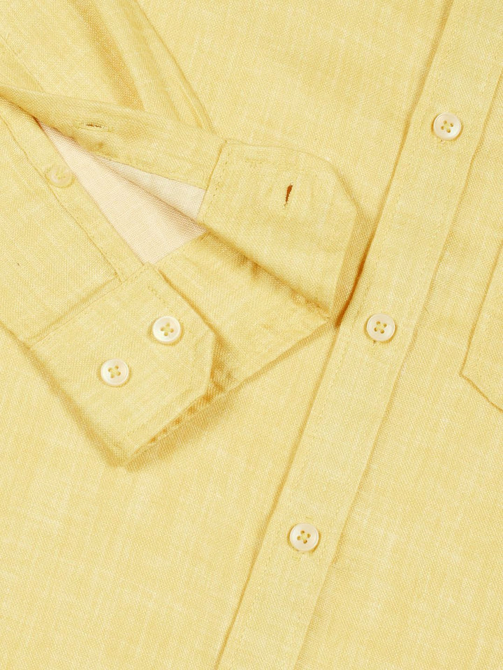 Thomas Scott Men Classic Slim Fit Opaque Casual Shirt